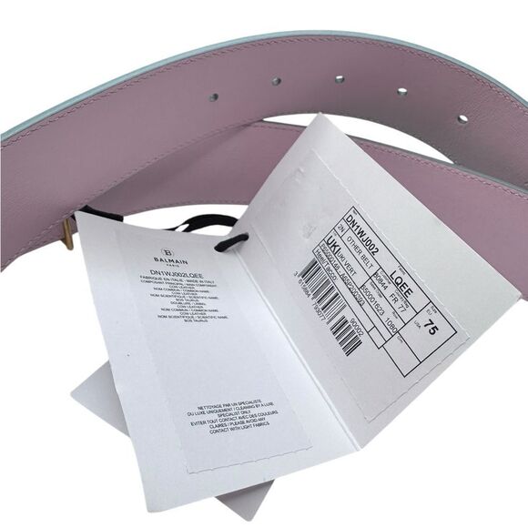 NWT Balmain Reversible B-Belt (75) - Picture 6 of 6